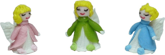 Dollhouse Angels Set of 3 1:12 Scale Miniature Accessories Toys Decoration