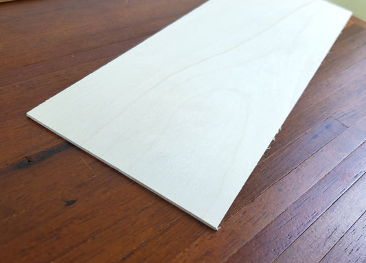 Basswood Sheet Plank Thin 1/16" Thick x 4" Wide x 12" long Kiln Dried Woodworking