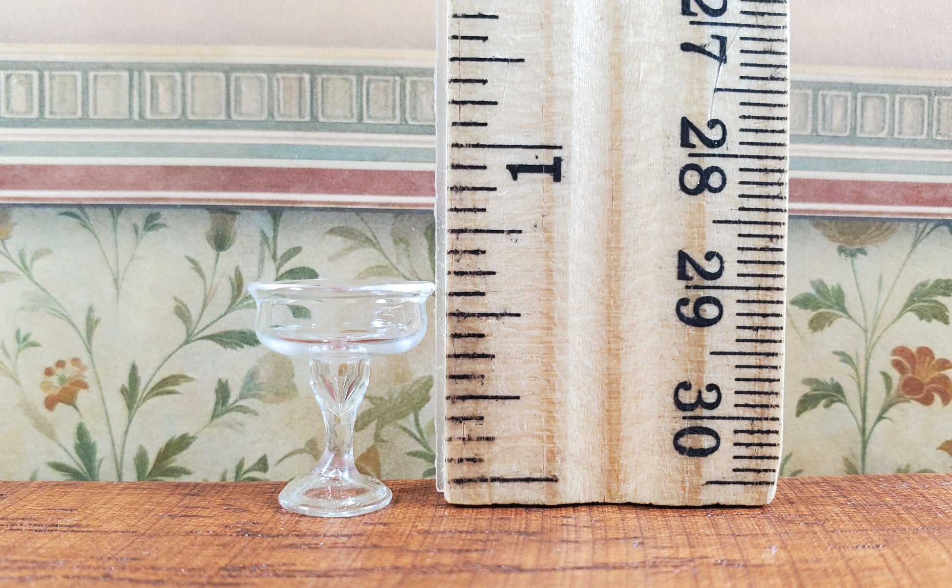Dollhouse Margarita Glass Clear 1:12 Scale Miniature Kitchen