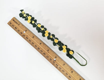 Dollhouse Yellow Roses Trailing Vine 1:12 Scale Miniature Garden Plants