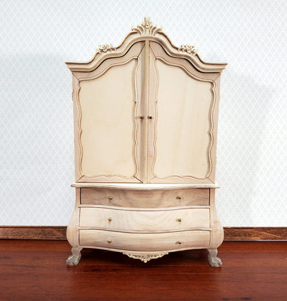 JBM Dutch Baby House Cabinet Dollhouse Large 1:12 Scale Miniature Unpainted