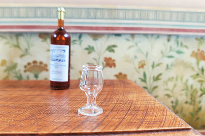Dollhouse HALF SCALE Narrow Wine Glass 1:24 Miniature Kitchen Dining