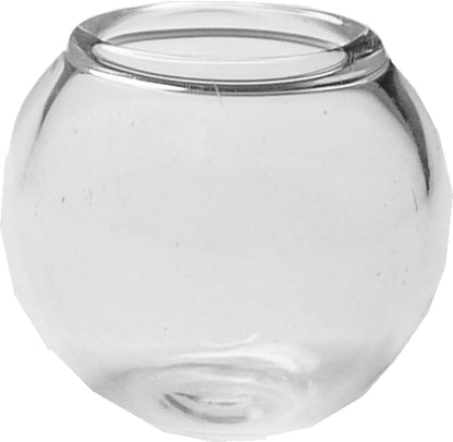 Dollhouse Glass Fish Bowl 1:12 Scale Miniature Decorations Pets