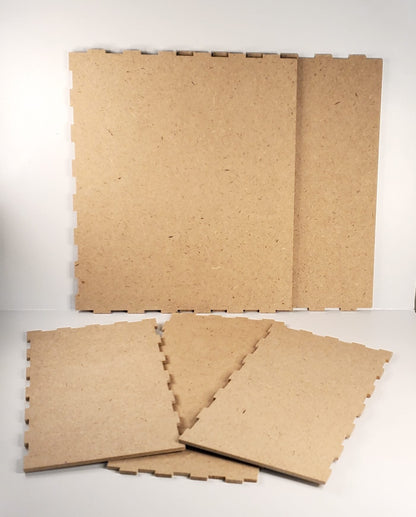 Book Nook Room Box DIY Kit 9 3/8" tall x 8" Deep x 4 1/2" Wide MDF - Miniature Crush