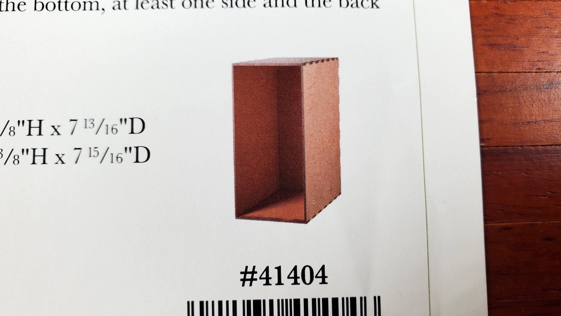 Book Nook Room Box DIY Kit 9 3/8" tall x 8" Deep x 4 1/2" Wide MDF - Miniature Crush