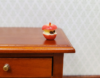 Dollhouse Eaten Apple Core 1:12 Scale Miniature Food Kitchen Fruit Snacks