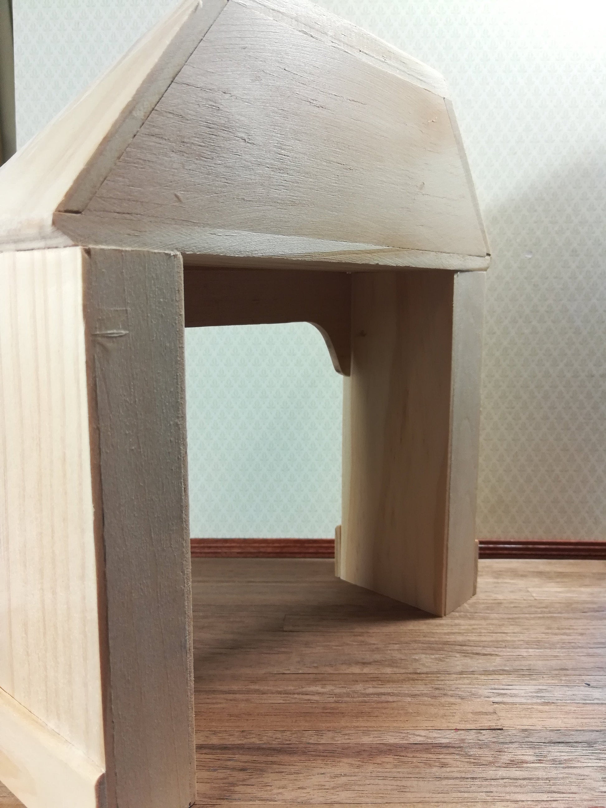 Dollhouse Miniature Stove Surround Large Kitchen Unfinished DIY 1:12 Scale