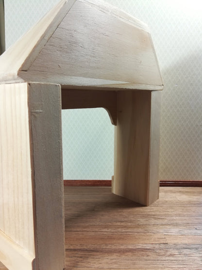 Dollhouse Miniature Stove Surround Large Kitchen Unfinished DIY 1:12 Scale