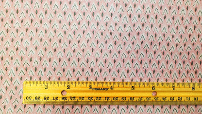 Dollhouse Wallpaper Rosewood Arrows Pink Charcoal 3 Sheets 1:12 Scale Miniature