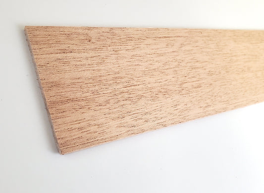 Mahogany Wood Slat Plank 1/8" Thick x 3" Wide x 12" long Kiln Dried Woodworking
