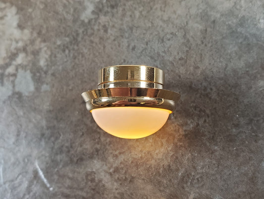 Dollhouse Battery Ceiling Light Low Profile Warm Light 1:12 Scale Houseworks