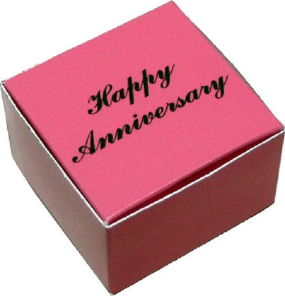 Dollhouse Happy Anniversary Bakery Cake Box 1:12 Scale Miniature Food Kitchen