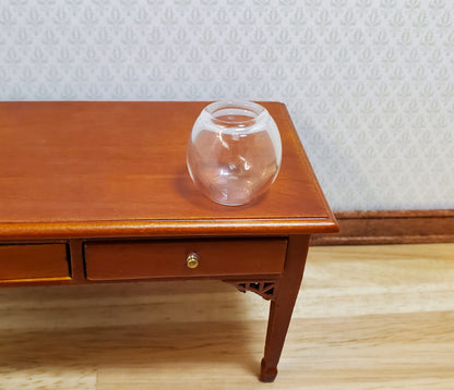 Dollhouse Glass Fish Bowl Medium 1:12 Scale Miniature Decorations Pets