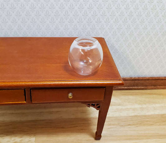 Dollhouse Glass Fish Bowl Medium 1:12 Scale Miniature Decorations Pets
