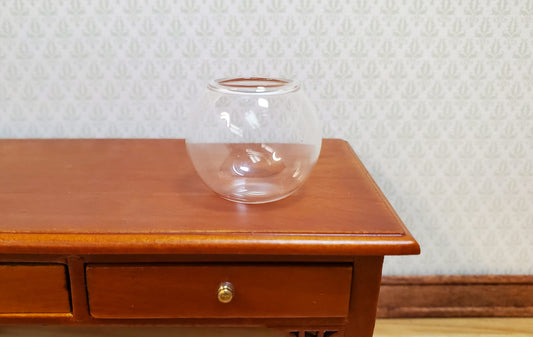 Dollhouse Glass Fish Bowl Large 1:12 Scale Miniature Decorations Pets