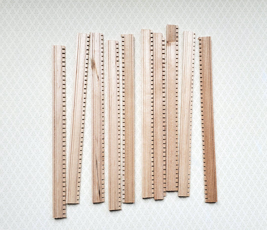 Dollhouse 6" Dentil Crown Molding Trim x10 Pieces 1:12 Scale Building 77262