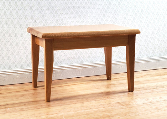 Dollhouse Small Table Kitchen Dining Room Light Oak 1:12 Scale Miniature