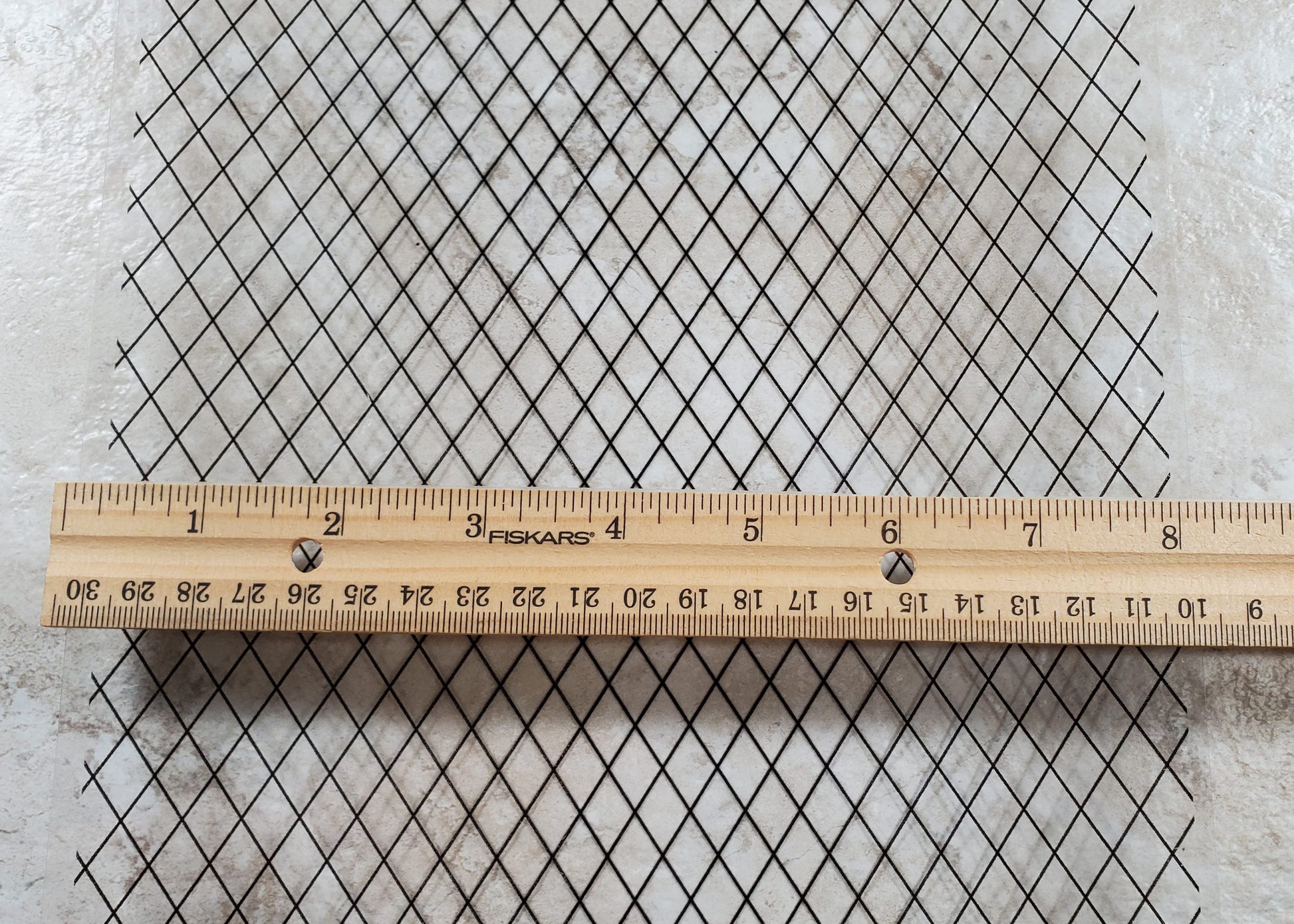 Dollhouse Simulated Diamond Window Panes Insert Sheet Tudor Gothic 1:12 Scale