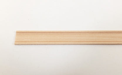 Dollhouse Window Door Casing or Baseboard Molding 1/2" wide x 18" long NE930