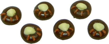 Dollhouse Bear Claw Cookies Set of 6 1:12 Scale Miniatures Food Bakery Kitchen