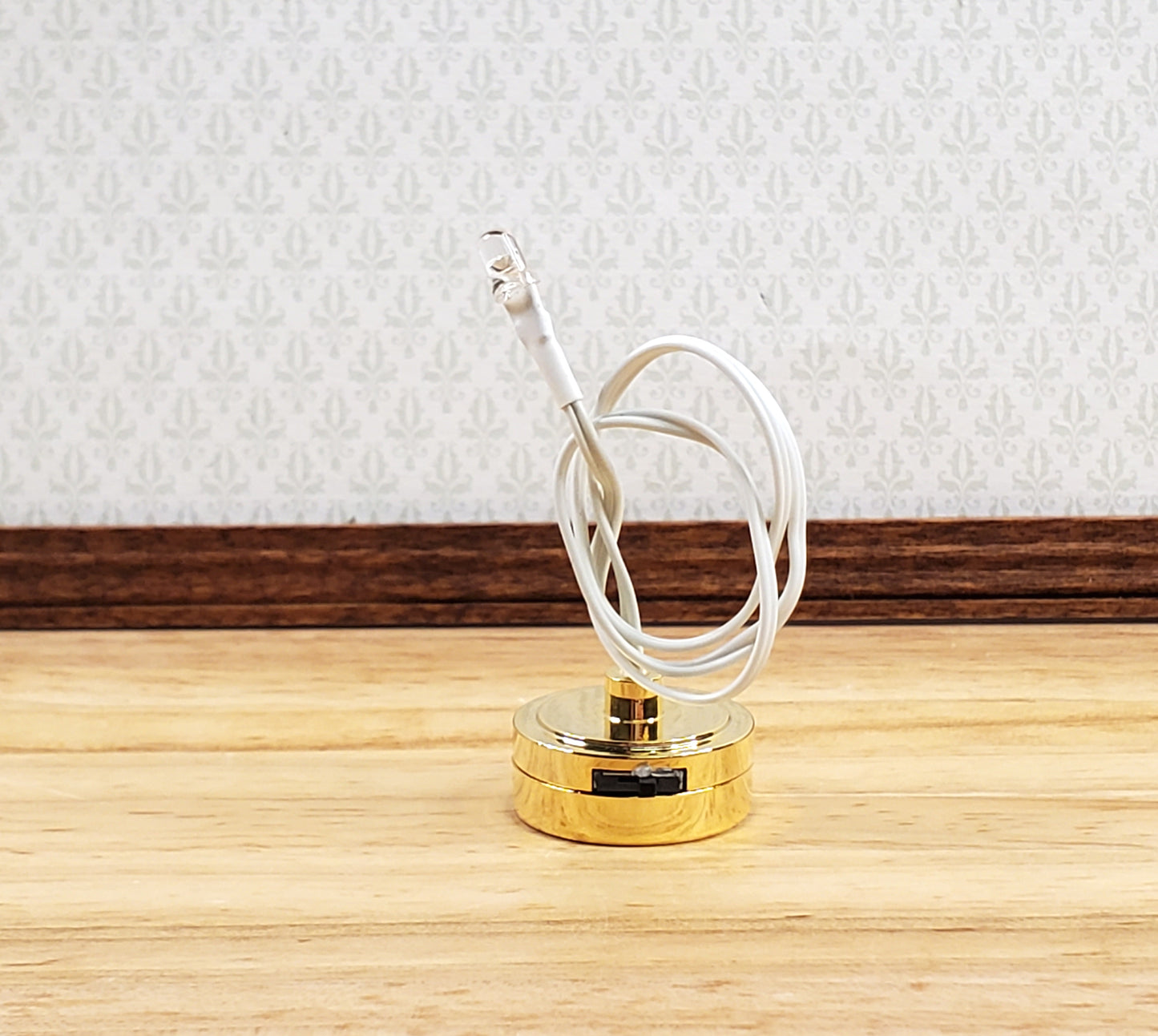 Miniature Battery Light Bulb on String Bright White Light Fairy Light Dollhouses