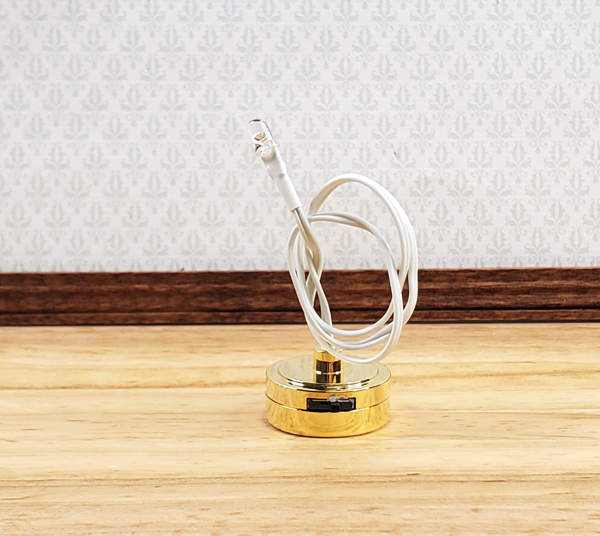Miniature Battery Light Bulb on String Bright White Light Fairy Light Dollhouses
