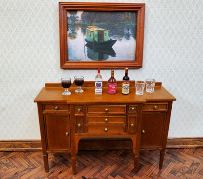 Dollhouse Drinks Gin Cognac Brandy Bottles Tiny 1:12 Scale Drinks Booze
