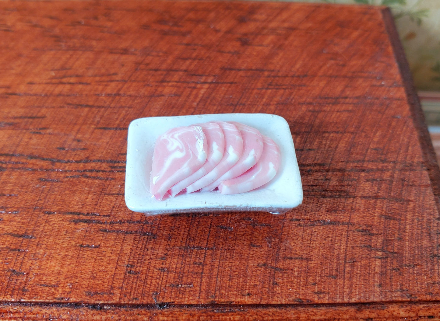 Dollhouse Meat Cuts Wrapped Pork 1:12 Scale Miniature Food Kitchen