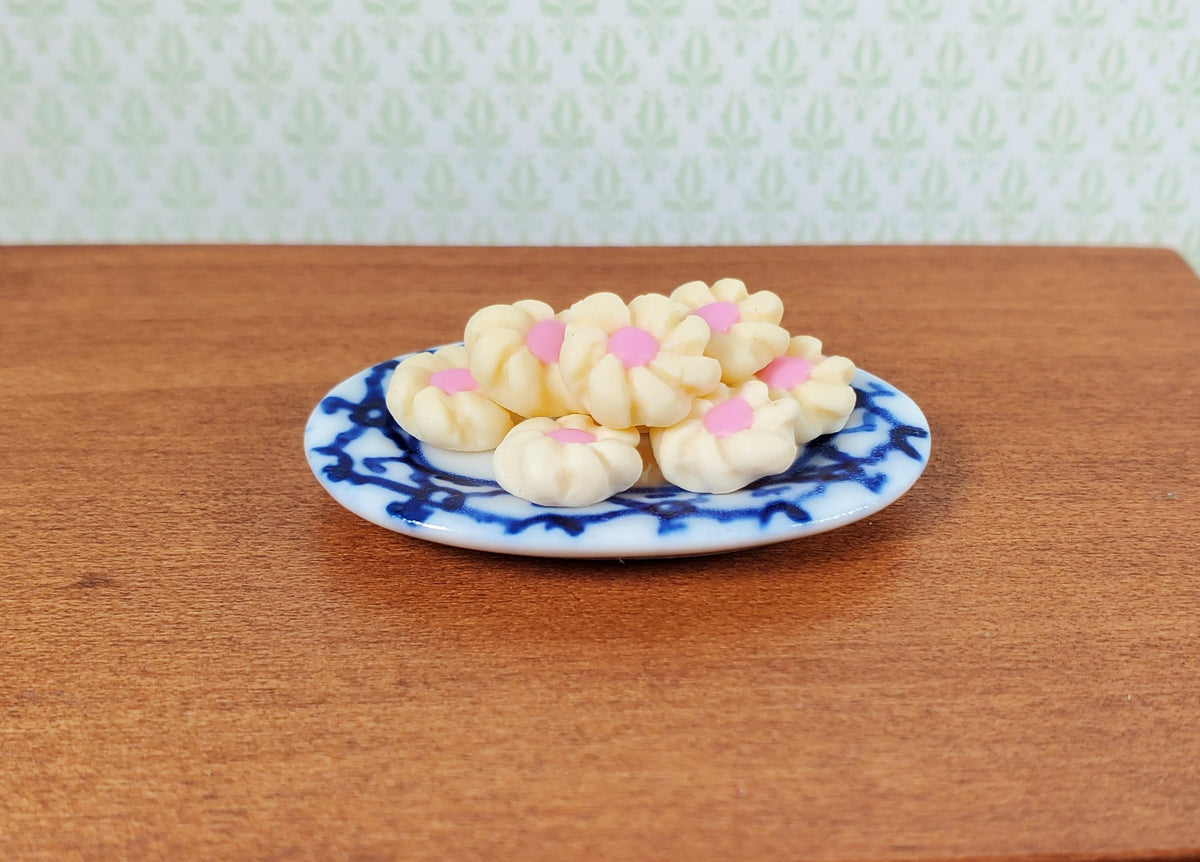Dollhouse Blossom Flower Cookies Set of 10 1:12 Scale Miniatures Food Groceries