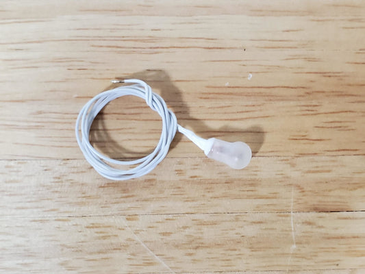 Cir-Kit Pea Bulb Frosted Light Fixture with Wire 1:12 Scale Dollhouse Miniature Attics Closets - Miniature Crush
