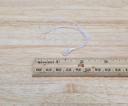 Cir-Kit Pea Bulb Frosted Light Fixture with Wire 1:12 Scale Dollhouse Miniature Attics Closets - Miniature Crush