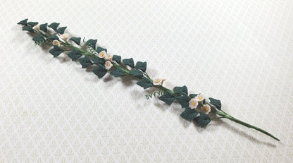 Dollhouse Trailing White Nightshade Vine 1:12 Scale Miniature Garden Plant