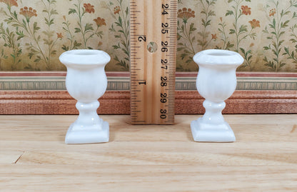Dollhouse Large White Ceramic Urn Planter 1:12 Scale Miniature