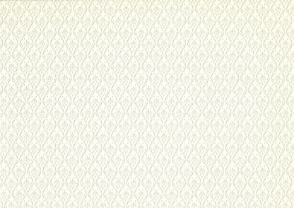 Dollhouse Gray on White Embossed Wallpaper x3 Sheets Art Nouveau 1:12 Scale