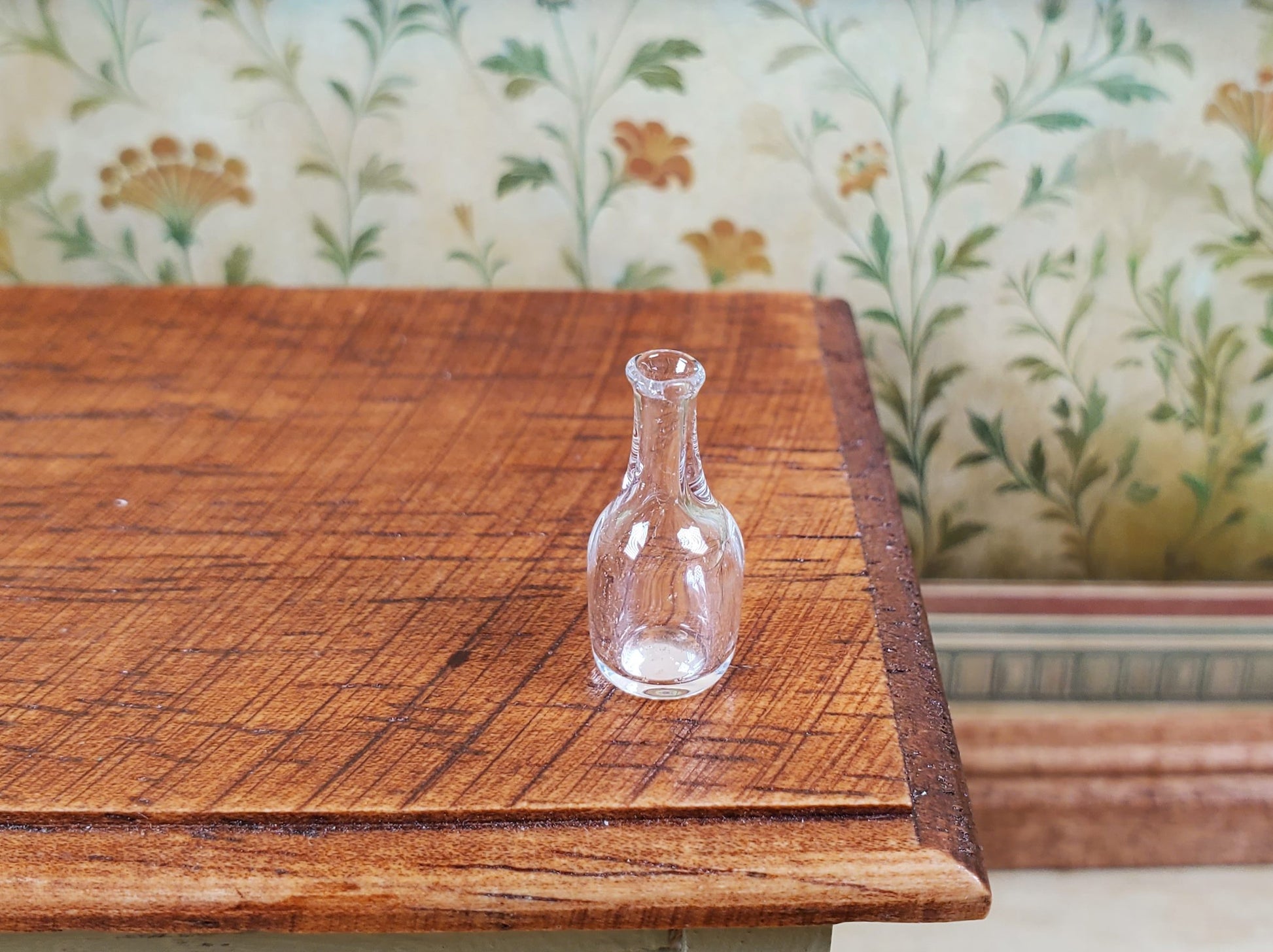 Dollhouse Small Glass Bottle 1:12 Scale Miniature Decoration Drinks