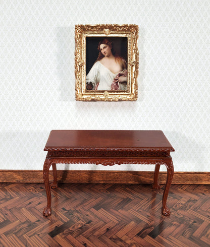 Miniature Flora by Titian Framed Print 1:12 Scale Dollhouse Renaissance Handmade