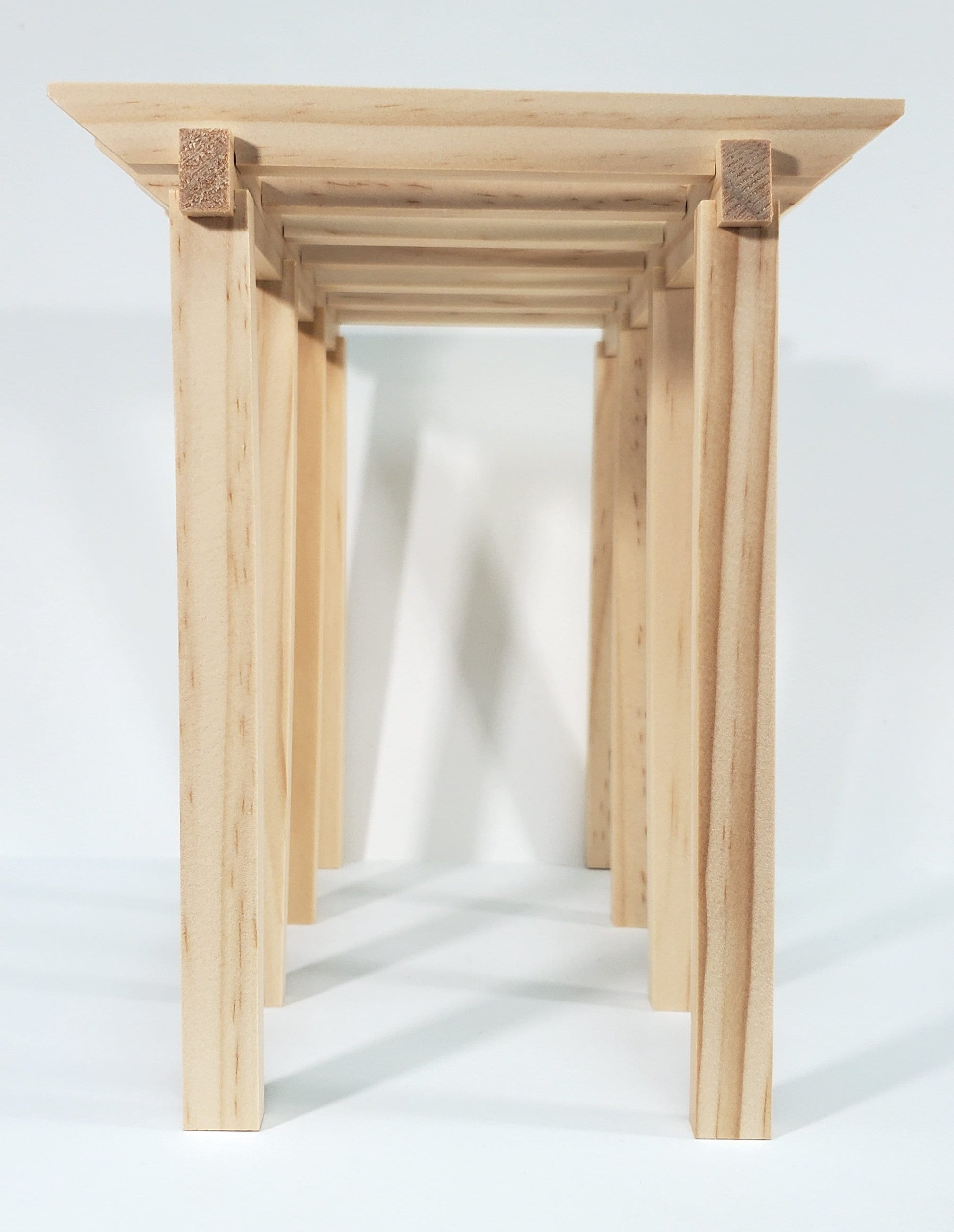 Dollhouse KIT Garden Pergola Arbor Trellis for Flowers DIY 1:12 Scale Miniature