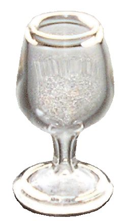 Dollhouse HALF SCALE Wine Glass 1:24 Miniature Dishes Glasses
