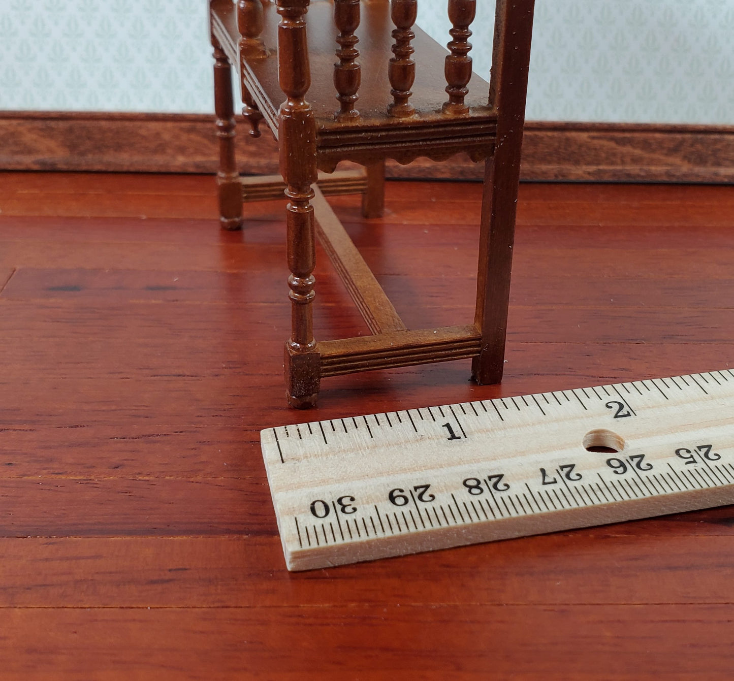 JBM Dollhouse Court Cupboard Tudor Medieval Style 1:12 Scale Miniature Furniture