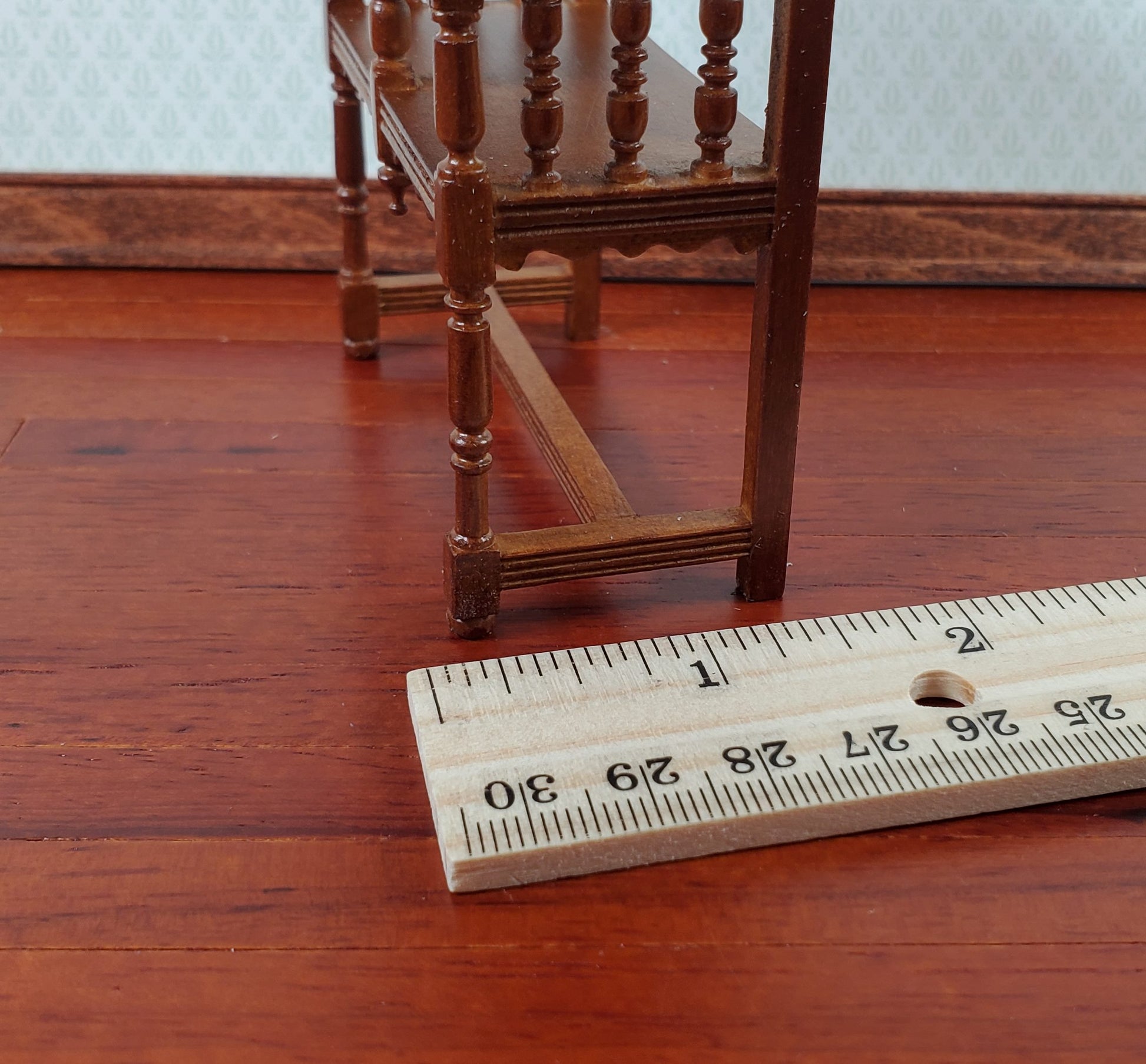 JBM Dollhouse Court Cupboard Tudor Medieval Style 1:12 Scale Miniature Furniture