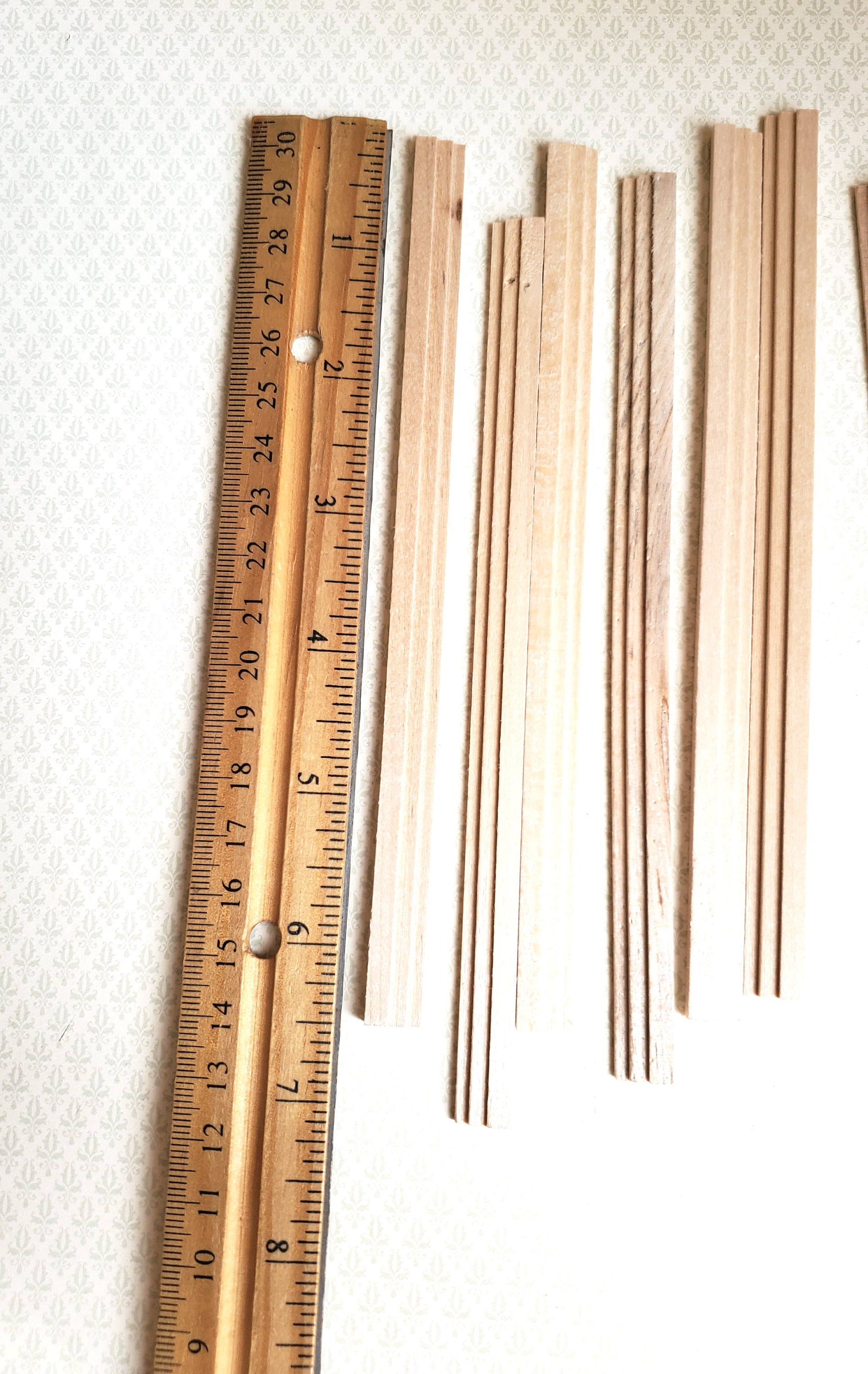 Dollhouse Miniatures Cornice Crown or Window Trim 6" x12 Pieces 1:12 Scale Building 70232