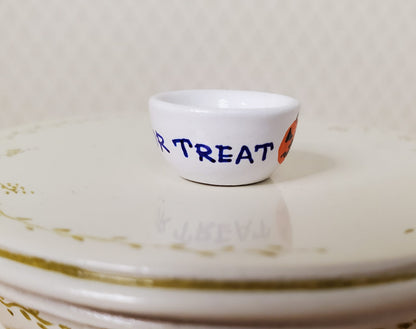 Dollhouse Halloween Trick or Treat Bowl 1:12 Scale Miniature