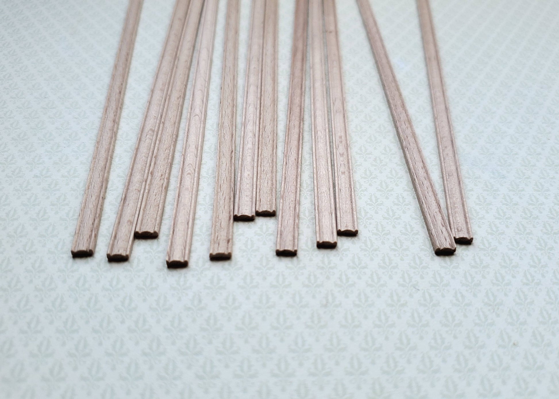 Dollhouse Scrap Trim Chair Rail Dado Railing 3/16" wide x 6" long 1:12 Scale