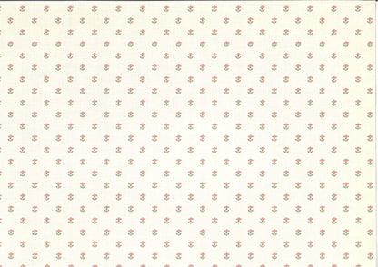 Dollhouse Wallpaper Country Stencil Flowers 3 sheets 1:12 Scale Miniature