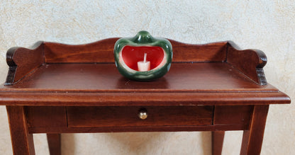 Dollhouse Ceramic Pumpkin Jar Halloween for Candy Cookies or Candle 1:12 Scale