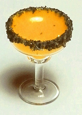 Dollhouse Halloween Margarita Cocktail 1:12 Scale Miniature Drinks Cocktails