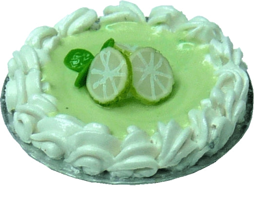 Dollhouse Key Lime Pie 1:12 Scale Miniature Food Kitchen Dessert Bakery