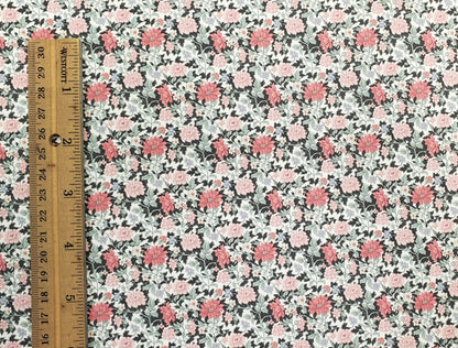 Dollhouse Wallpaper Coral Floral 1:12 Scale by MiniatureCrush