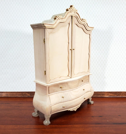 JBM Dutch Baby House Cabinet Dollhouse Large 1:12 Scale Miniature Unpainted