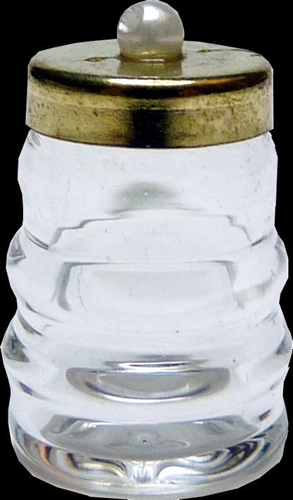 Dollhouse Beehive Glass Jar with Lid 1:12 Scale Miniature Decoration